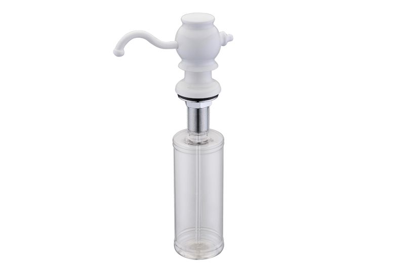 Дозатор жидкого мыла ZorG Sanitary ZR-24 WHITE белый щетка с дозатором моющего средства brabantia серый