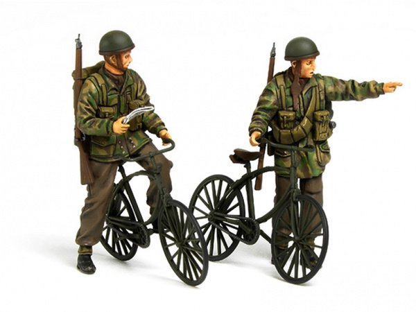 фото 35333 tamiya 1/35 британские парашютисты на велосипедах (british paratroopers)