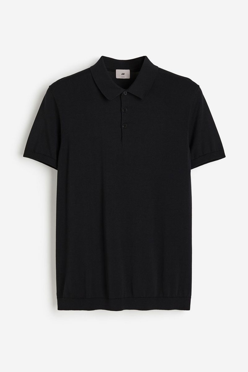 

Футболка мужская H&M 1203468 черная L, Черный, 1203468