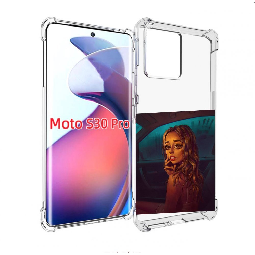

Чехол MyPads пуп-невесты женский для Motorola Moto S30 Pro, Прозрачный, Tocco