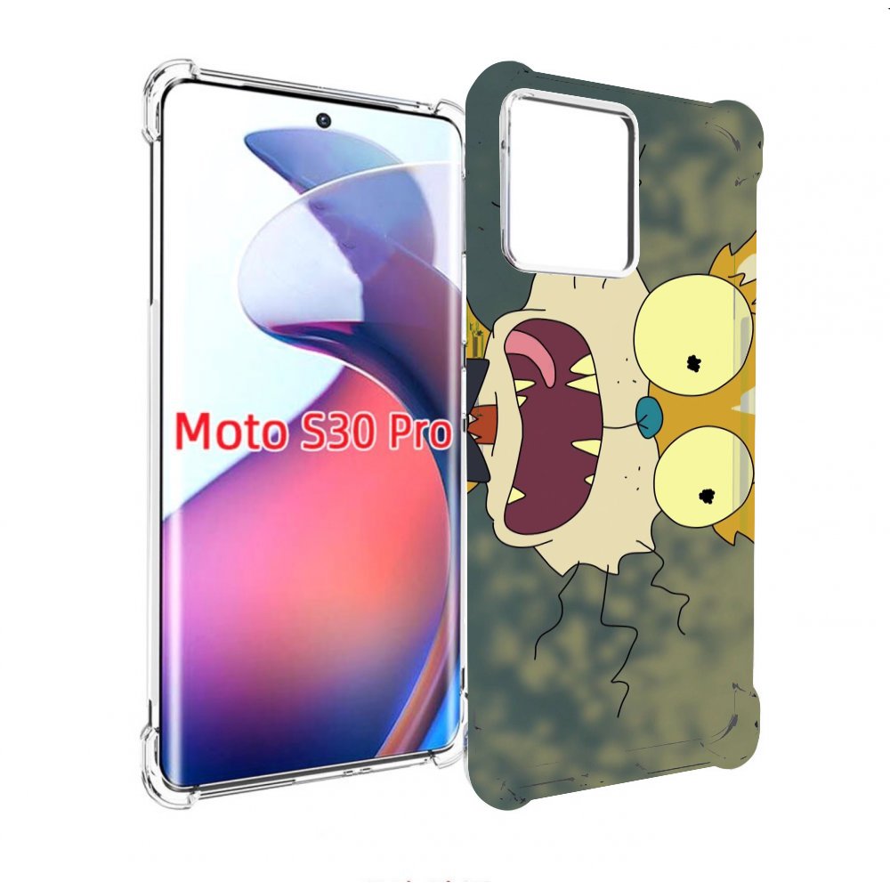 

Чехол MyPads пугливый кот для Motorola Moto S30 Pro, Прозрачный, Tocco