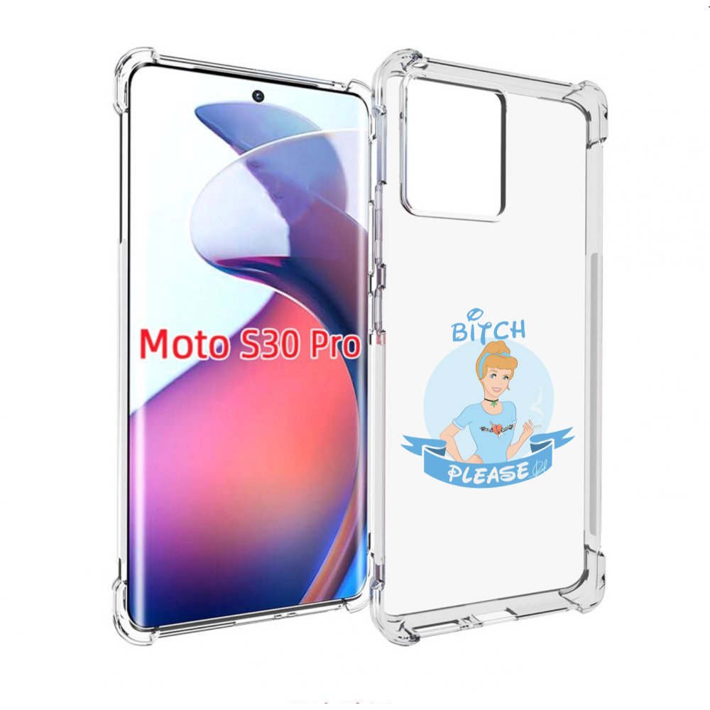 

Чехол MyPads принцесса-эльза женский для Motorola Moto S30 Pro, Прозрачный, Tocco