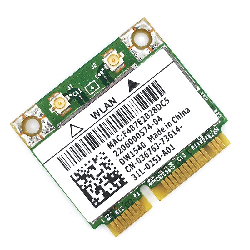 

Сетевая карта NoBrand PCI Express BCM943228HM4L DW1540, Адаптер мини PCI Express BCM943228HM4L DW1540 BCM943228