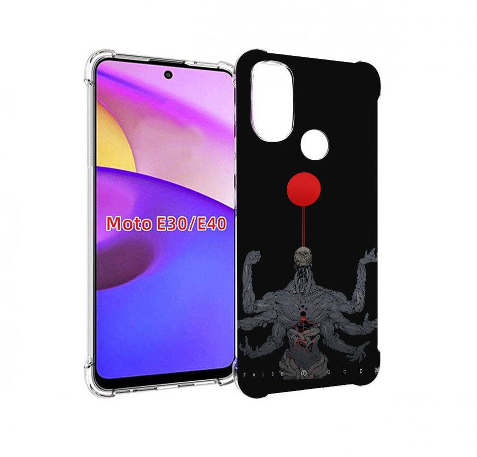 

Чехол бампер MyPads скелет-с-6-руками для Motorola Moto E30., Прозрачный, Tocco