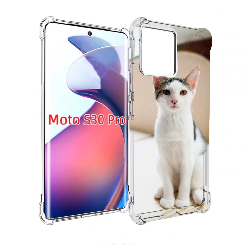 Чехол MyPads порода кошка эгеи?ская для Motorola Moto S30 Pro