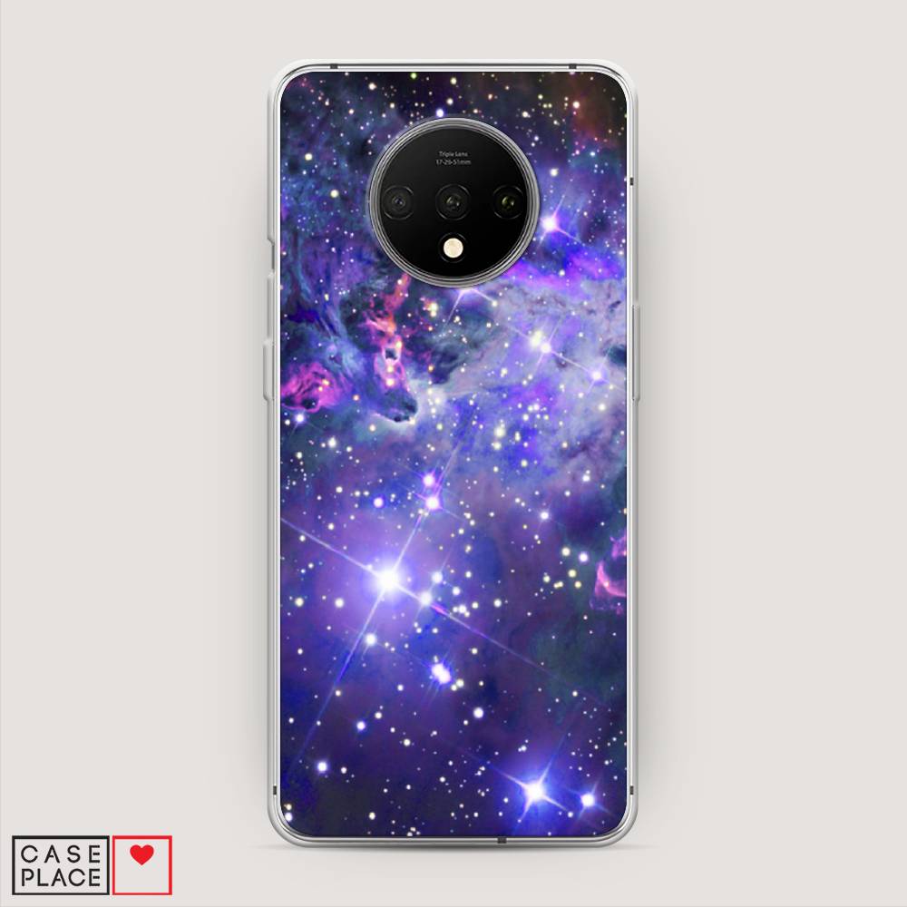 

Чехол Awog на OnePlus 7T / ВанПлас 7T "Яркая галактика", Фиолетовый, 150950-4