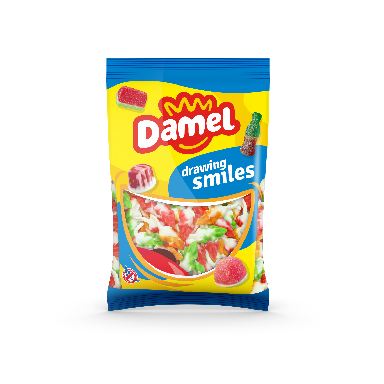 

Мармелад жевательный DAMEL Мышки разноцветные Halal, 1 кг