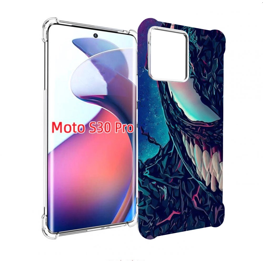 

Чехол MyPads полу веном для Motorola Moto S30 Pro, Прозрачный, Tocco
