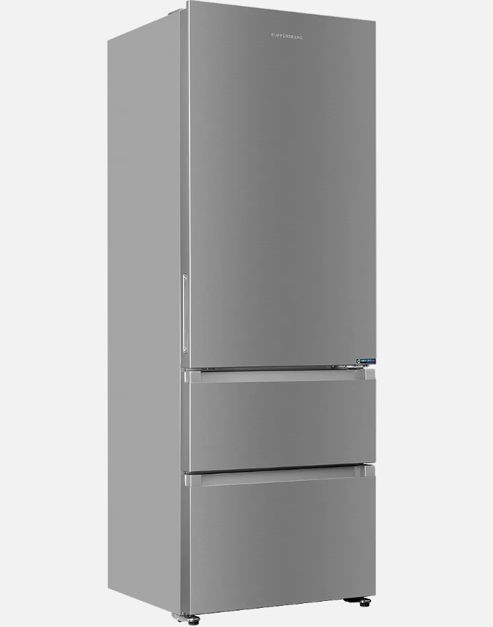 Холодильник KUPPERSBERG RFFI 2070 X серебристый двухкамерный холодильник kuppersberg rfcn 2012 bg