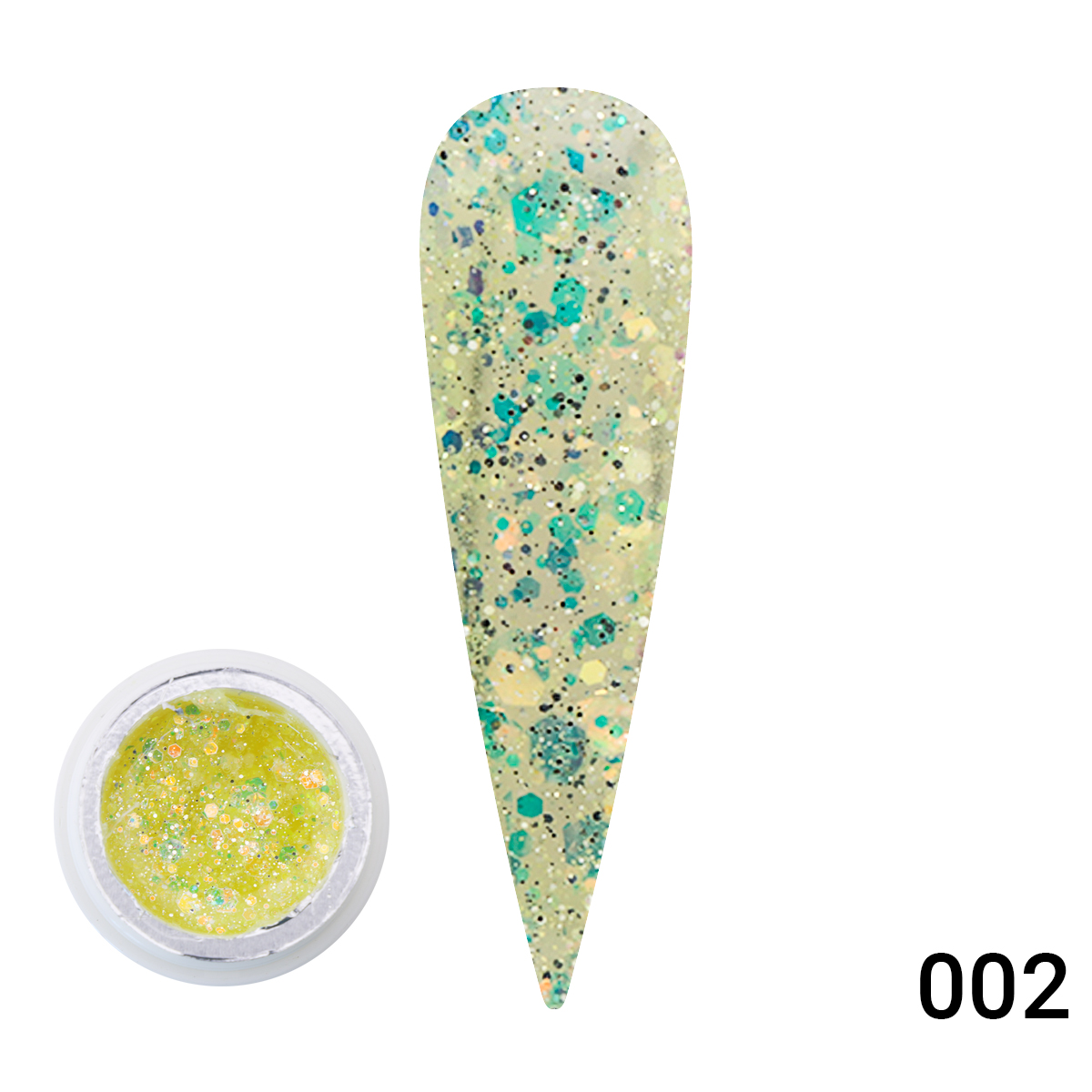 

Гель для дизайна ногтей Diamond Painting Glitter Gel Global Fashion 02