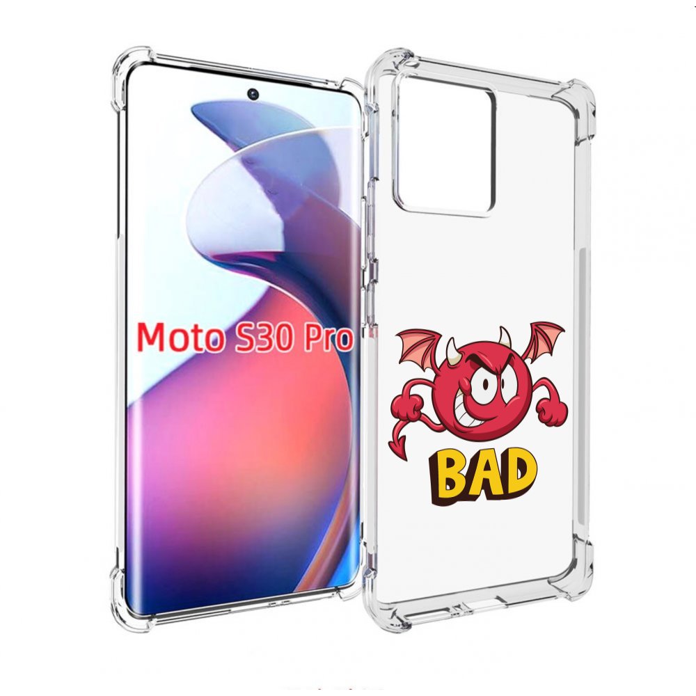 

Чехол MyPads плохой для Motorola Moto S30 Pro, Прозрачный, Tocco