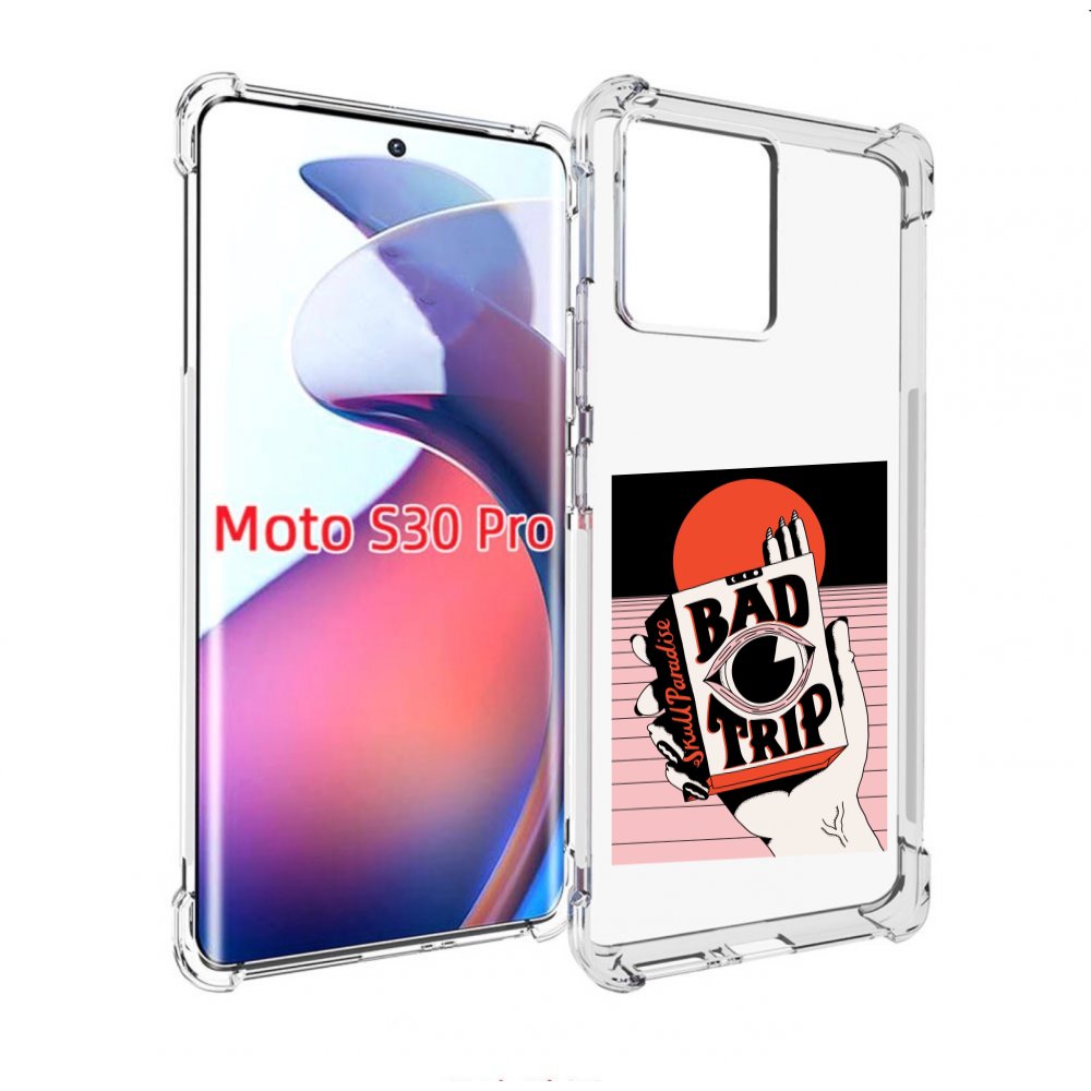 

Чехол MyPads плохая пачка для Motorola Moto S30 Pro, Прозрачный, Tocco