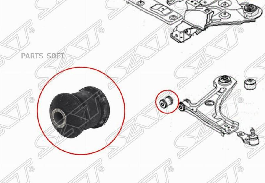 

Сайлентблок переднего рычага передний CHEVROLET LACETTI/OPTRA (J200) 03-08