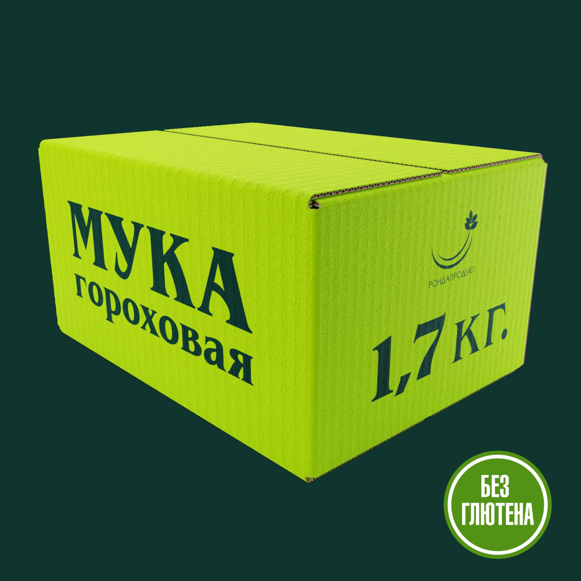 

Мука Рондапродукт гороховая без глютена, 1,7 кг, Мука гороховая