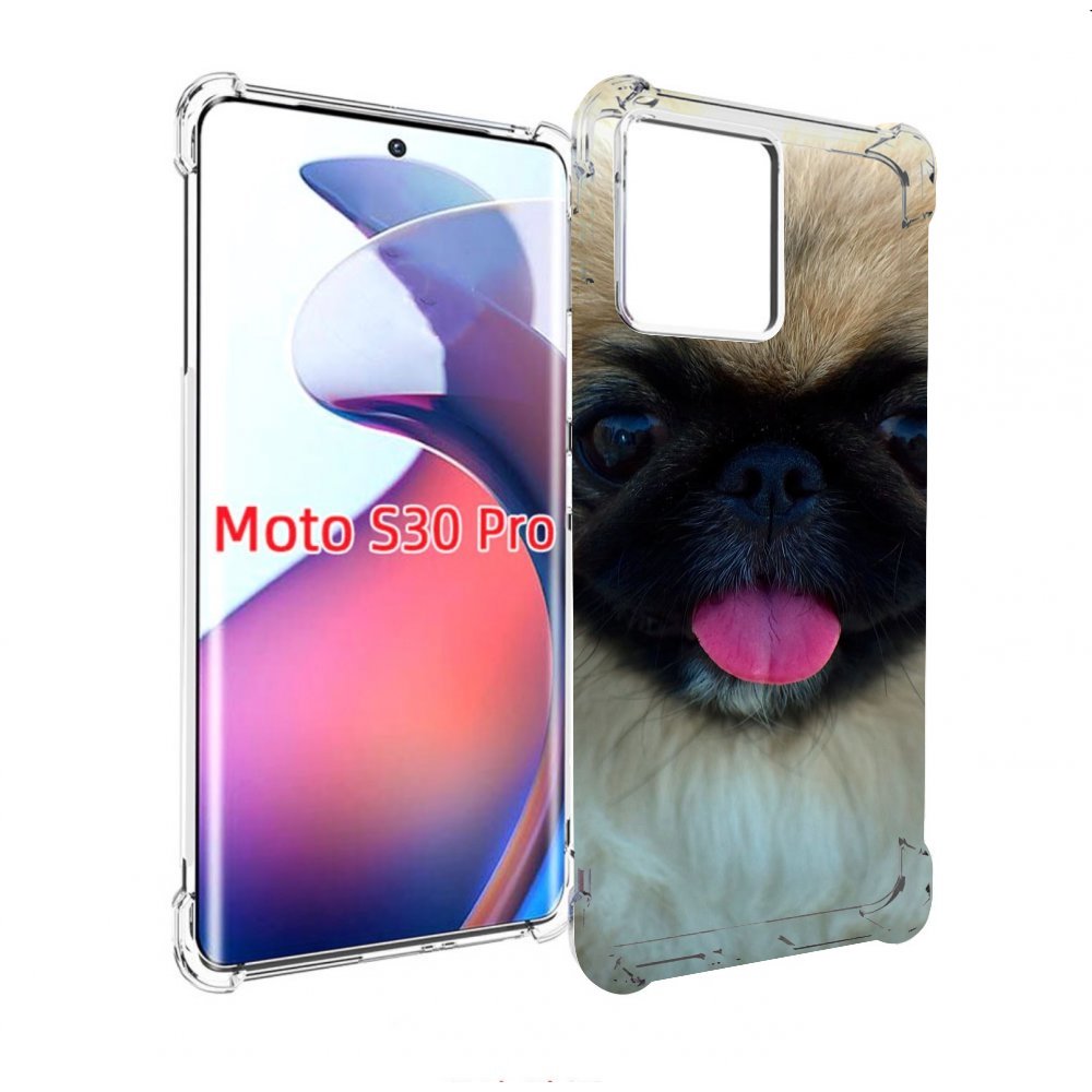 

Чехол MyPads пекинез для Motorola Moto S30 Pro, Прозрачный, Tocco