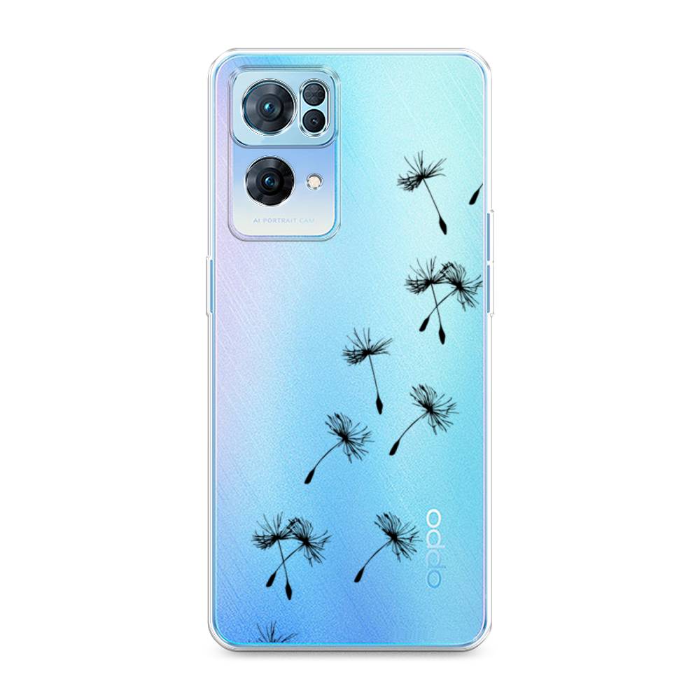 

Чехол Awog на Oppo Reno 7 Pro "Летящие одуванчики", Разноцветный, 258250-8