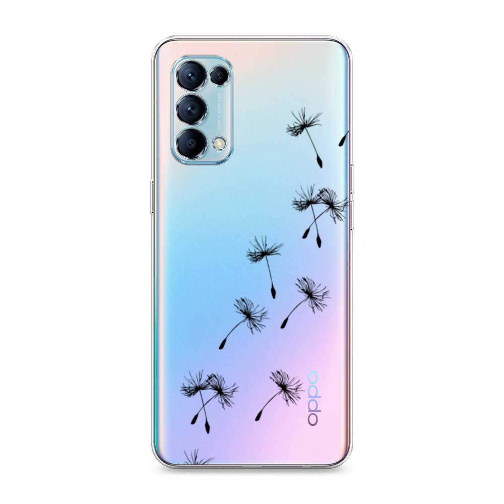 

Чехол Awog на Oppo Reno 5 "Летящие одуванчики", Разноцветный, 255250-8