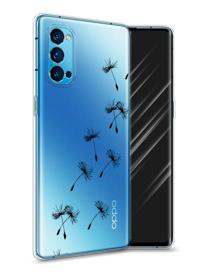 

Чехол Awog на Oppo Reno 4 Pro 5G "Летящие одуванчики", Разноцветный, 253750-8
