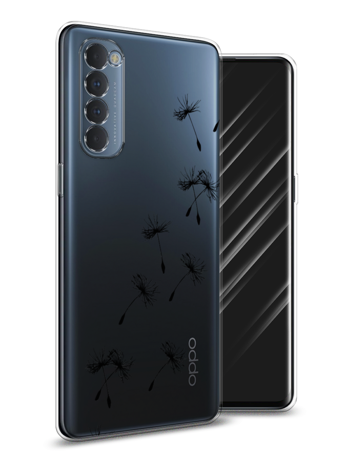 

Чехол Awog на Oppo Reno 4 Pro "Летящие одуванчики", Разноцветный, 258950-8