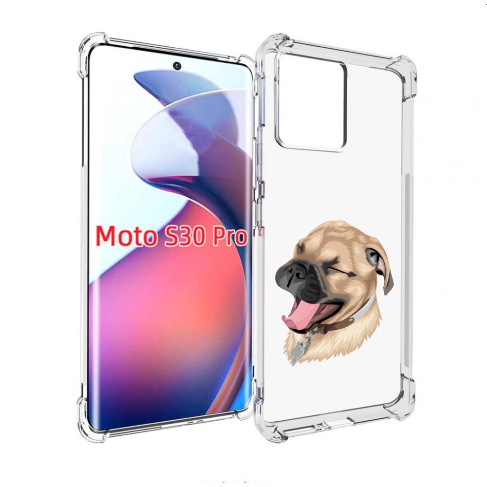 

Чехол MyPads очень-довольная-собака для Motorola Moto S30 Pro, Прозрачный, Tocco