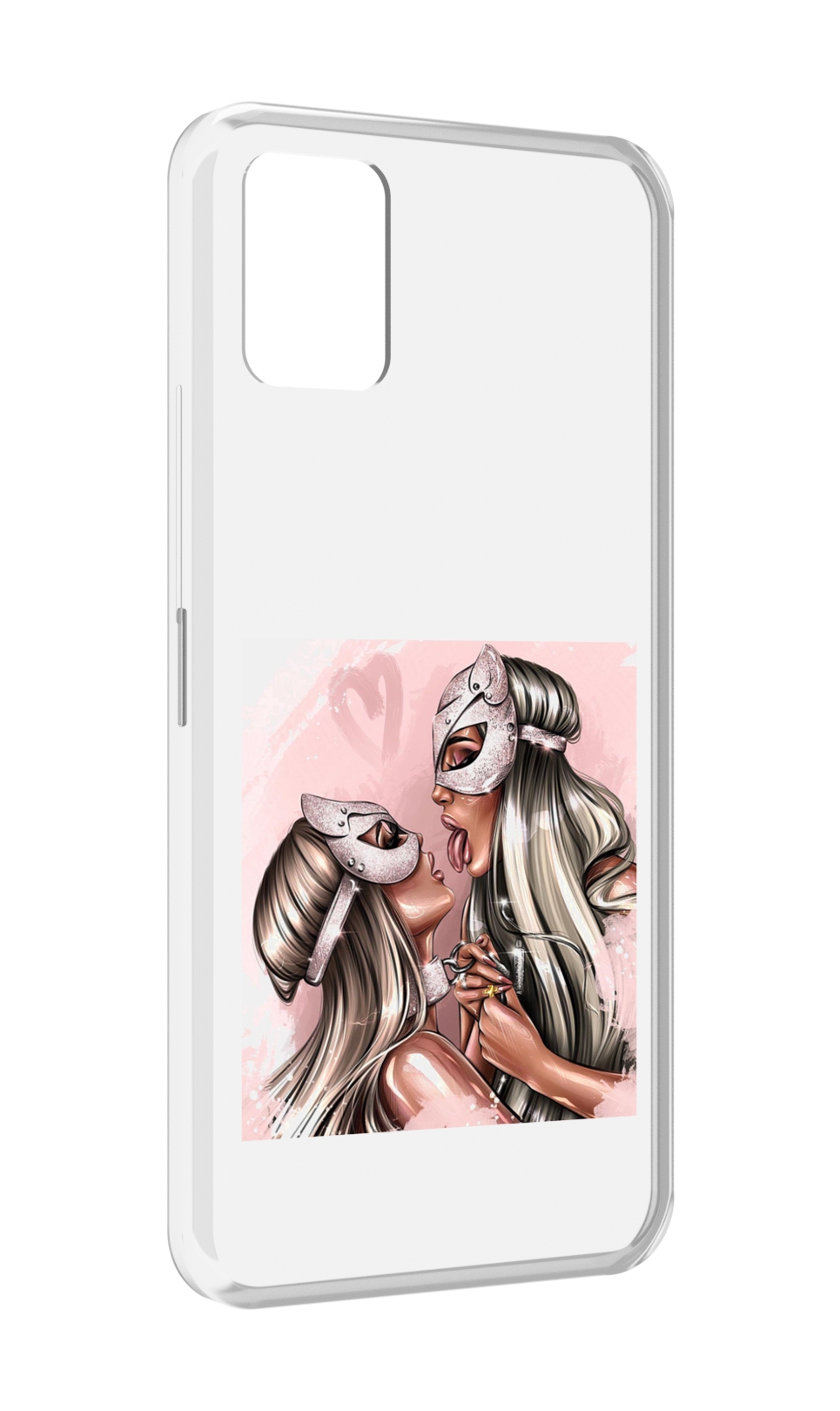 

Чехол MyPads девушки-поцелуй женский для Umidigi Power 5, Прозрачный, Tocco