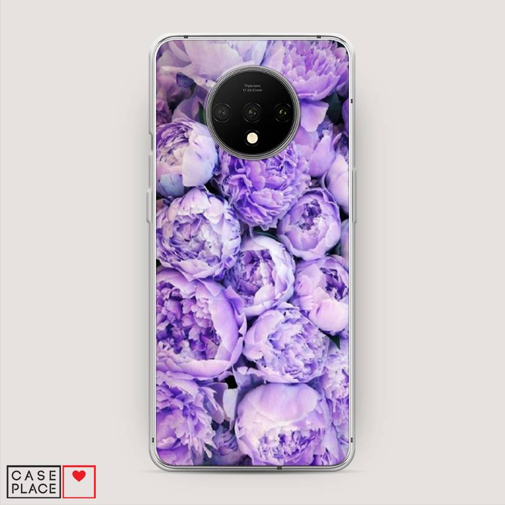 

Чехол Awog на OnePlus 7T / ВанПлас 7T "Пионы сиреневые", Фиолетовый;голубой, 150950-8