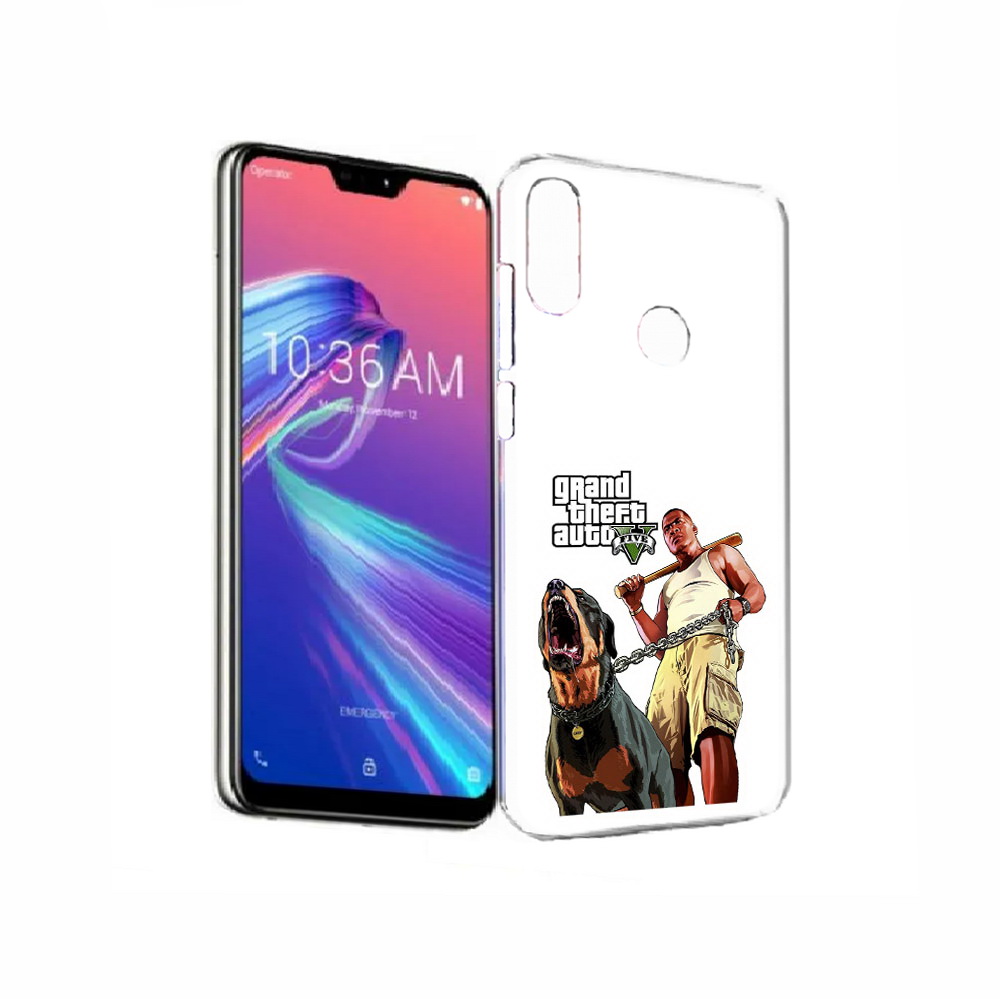 

Чехол MyPads Tocco для Asus ZenFone Max Pro (M2) (ZB631KL) GTA грозная собака, Прозрачный, Tocco