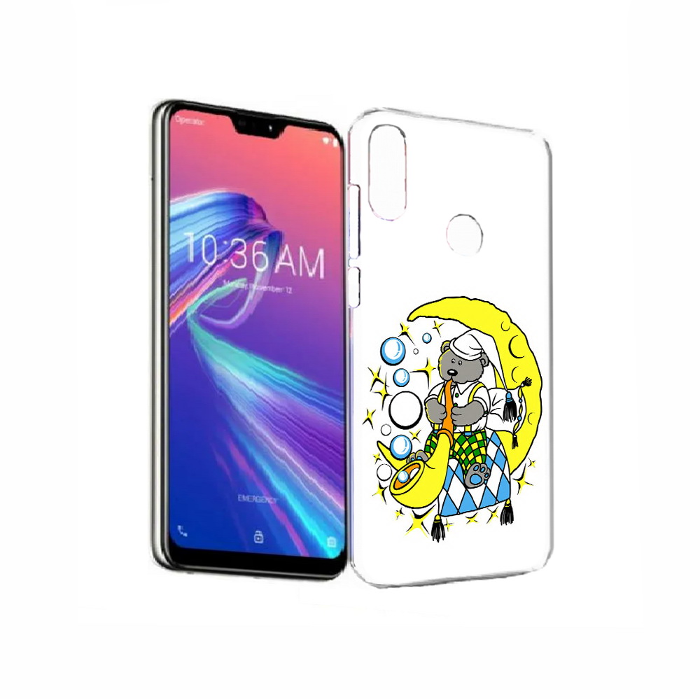 

Чехол MyPads Tocco для Asus ZenFone Max Pro (M2) (ZB631KL) Сырная луна, Прозрачный, Tocco