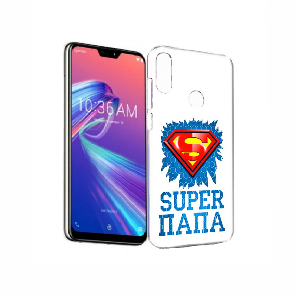 

Чехол MyPads Tocco для Asus ZenFone Max Pro (M2) (ZB631KL) Супер Папа, Прозрачный, Tocco