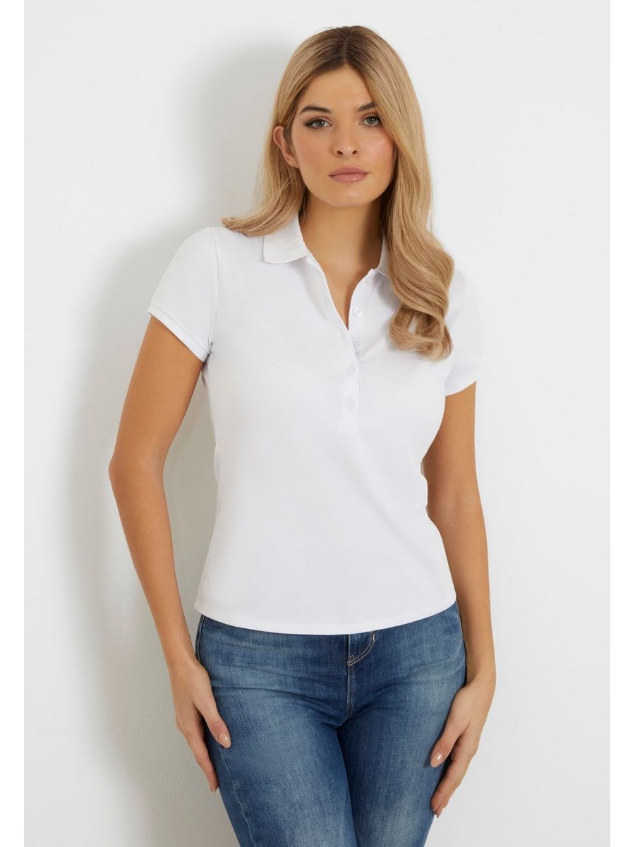 

Футболка женская Guess GU121D1U5 белая L, Белый, GU121D1U5