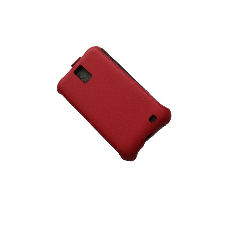 

Чехол Samsung i9210 (Galaxy S II LTE) флип кожзам №1 <красный>