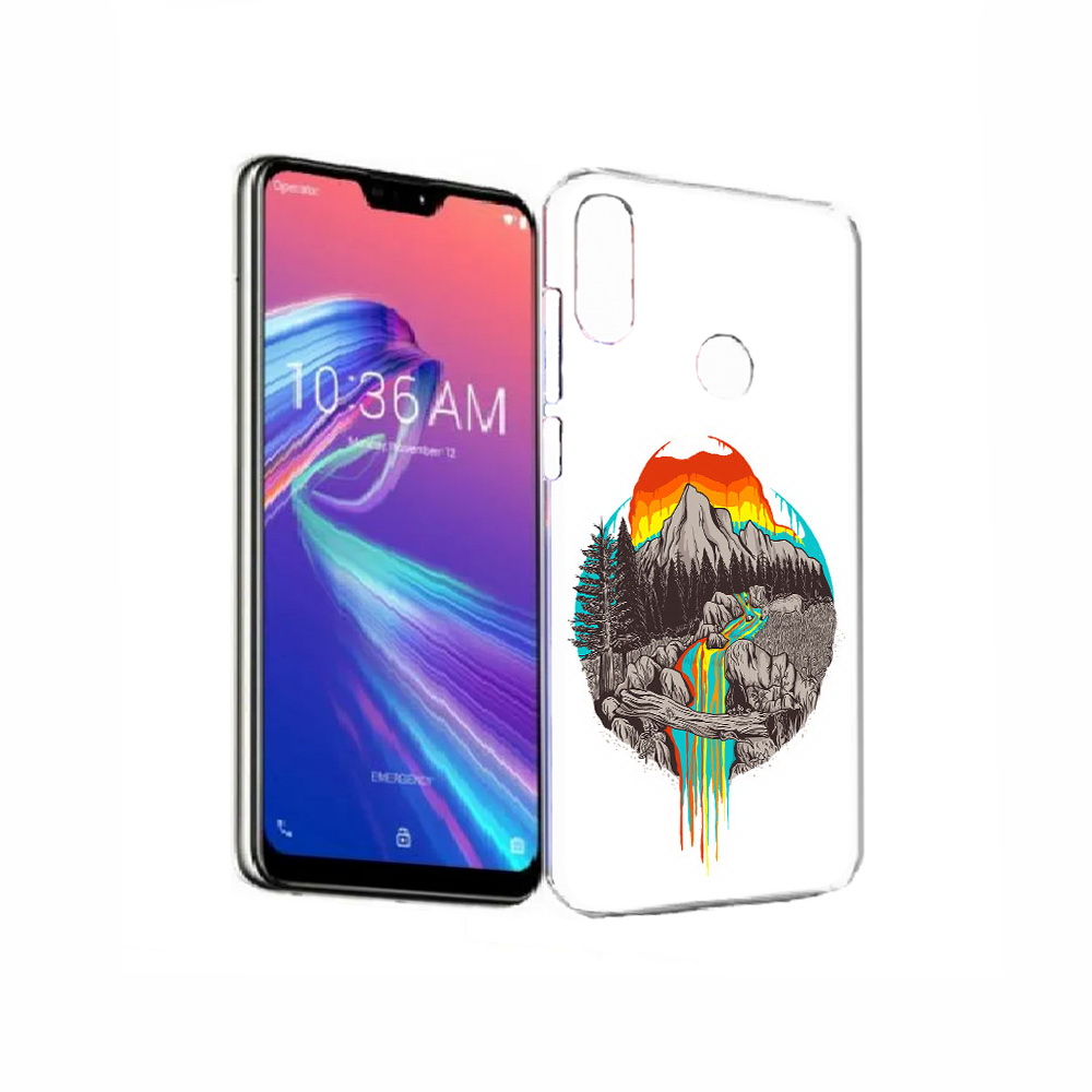 

Чехол MyPads Tocco для Asus ZenFone Max Pro (M2) (ZB631KL) Радужный водопад, Прозрачный, Tocco