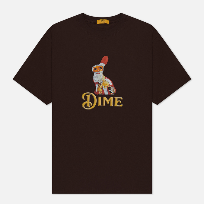 

Футболка мужская Dime Santa Bunny коричневая L, Santa Bunny