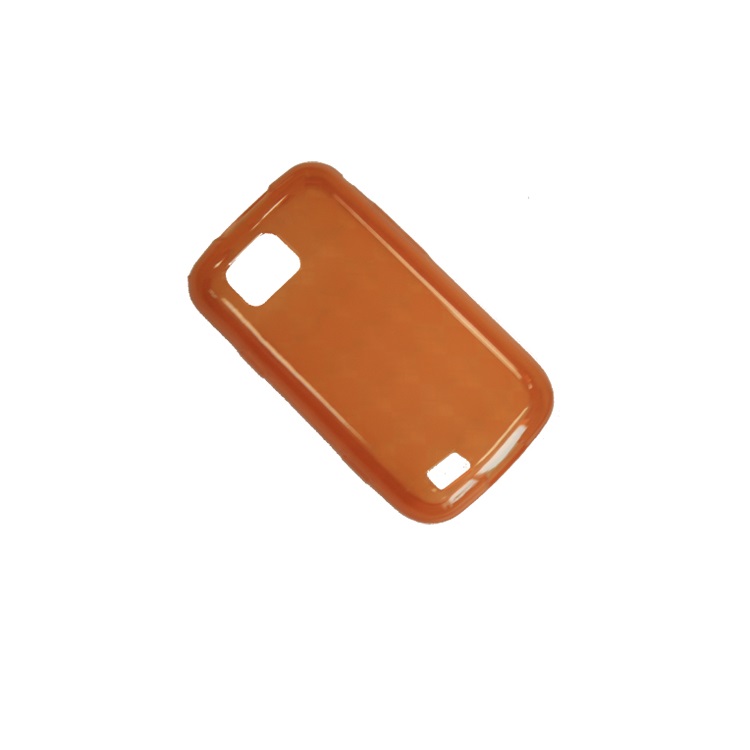 

Чехол Samsung S5600 силиконовый матовый <оранжевый>