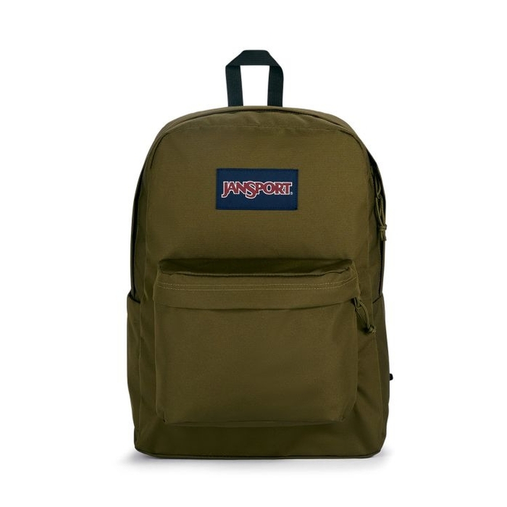 Рюкзак унисекс JanSport Superbreak Plus 7g3, 42х32х14 см Камбоджа хаки, размер большой