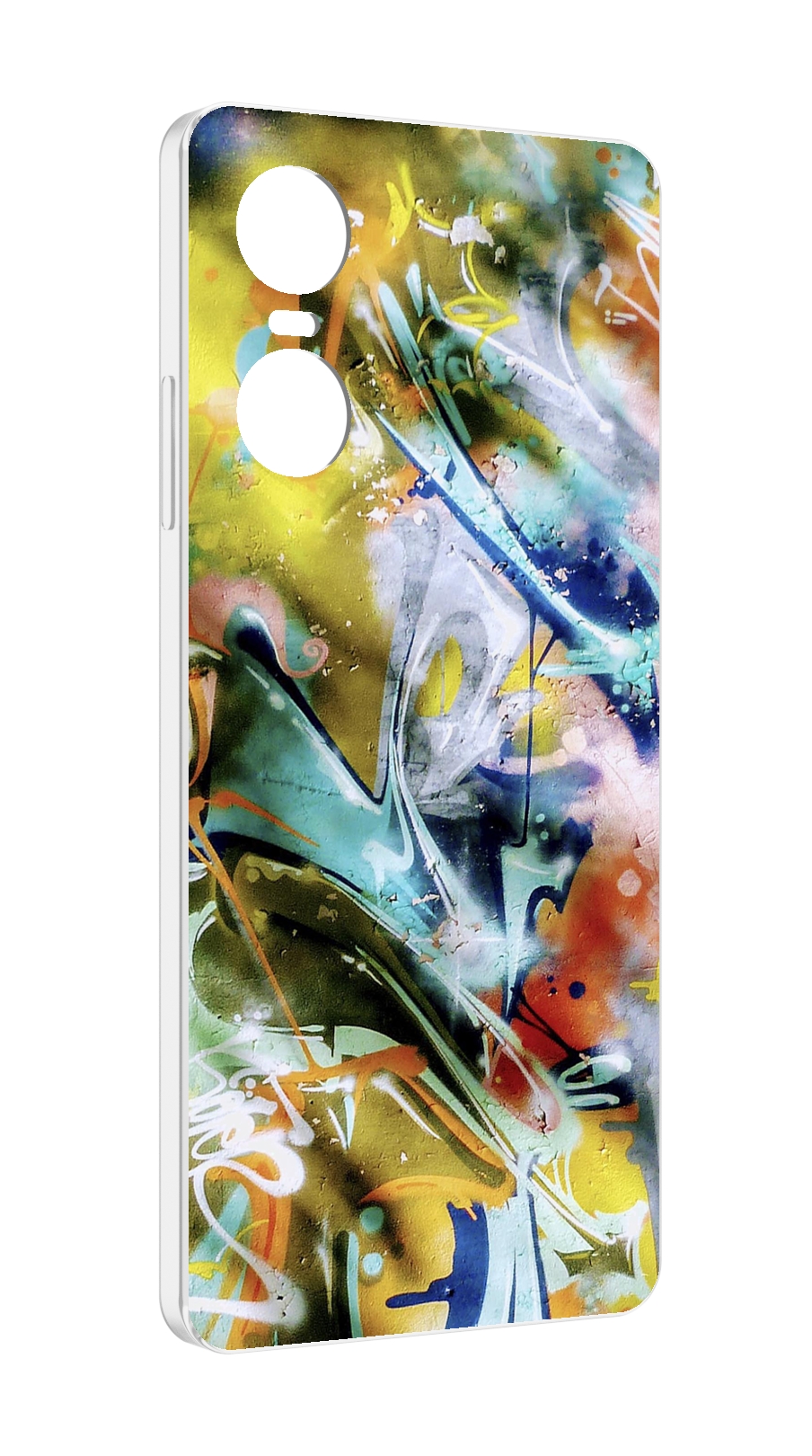 

Чехол MyPads граффити-хаос для Tecno Pop 6 Pro, Прозрачный, Tocco