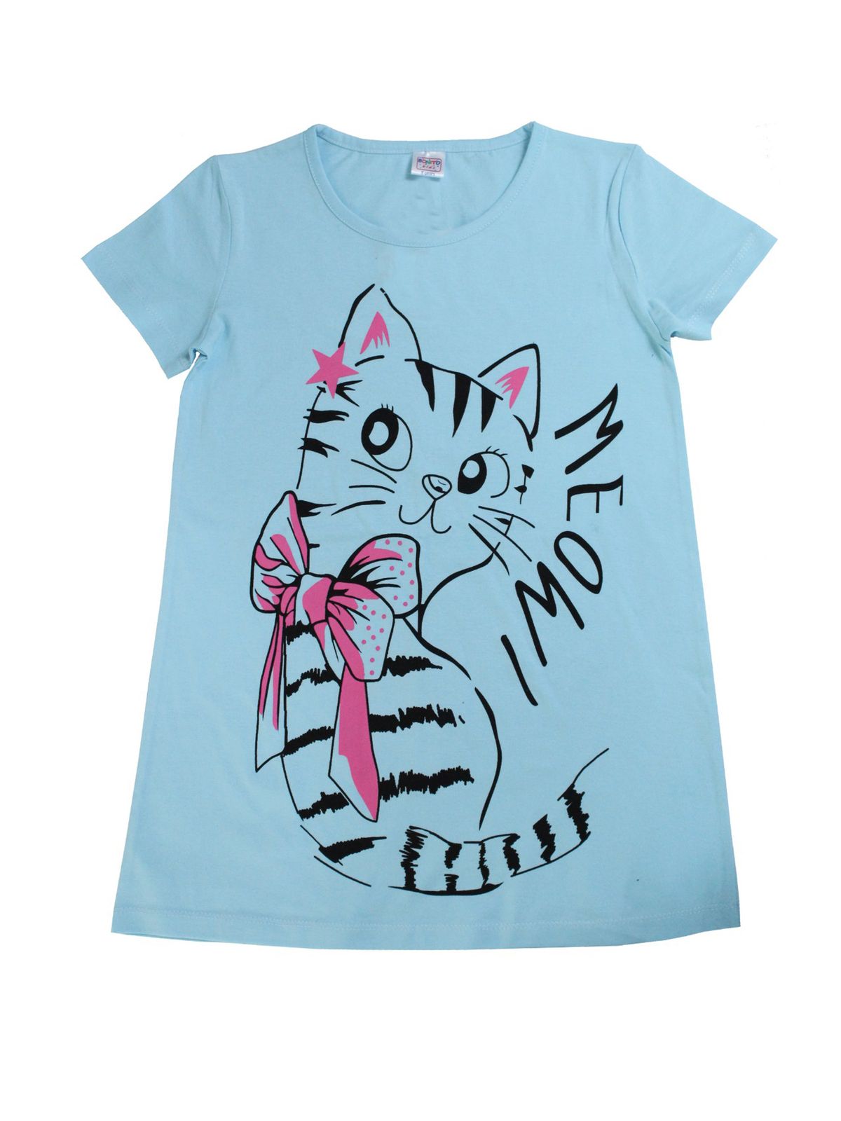 

Ночная сорочка для девочек Bonito kids цв. голубой р.128 6514-01, 6514-01