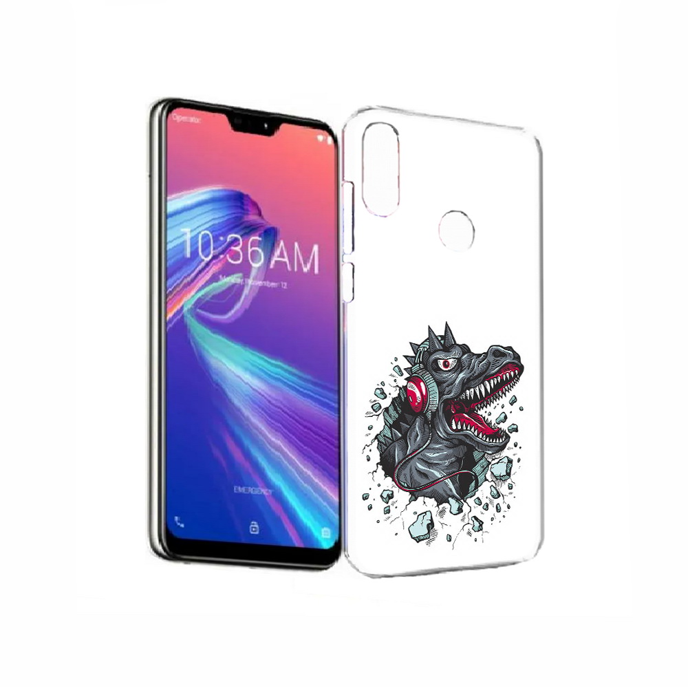 

Чехол MyPads для Asus ZenFone Max Pro (M2) (ZB631KL) Нарисованный динозавр в наушниках, Прозрачный, Tocco
