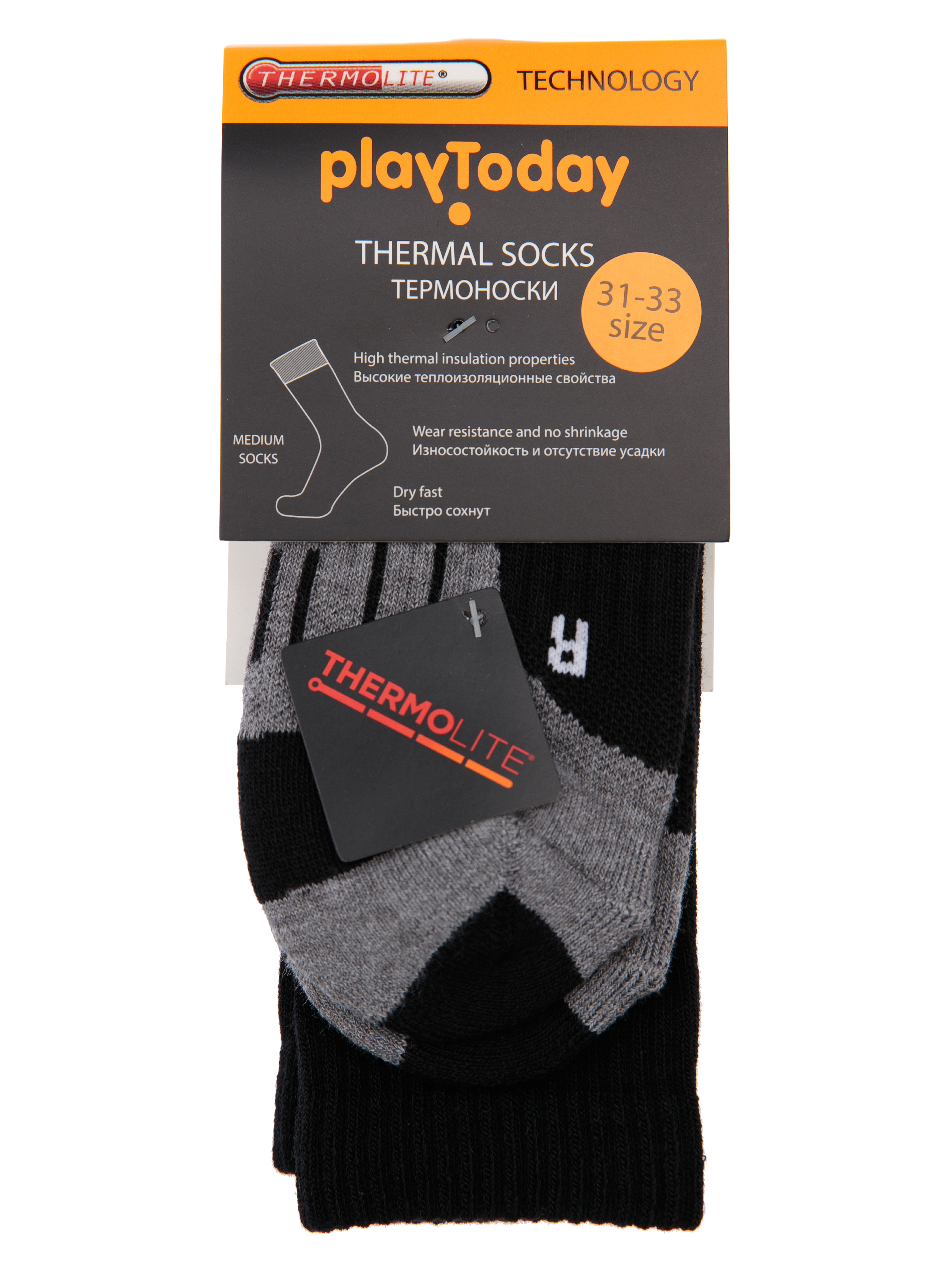 

Термоноски PlayToday 32112326 цв. разноцветный р. 25, 32112326