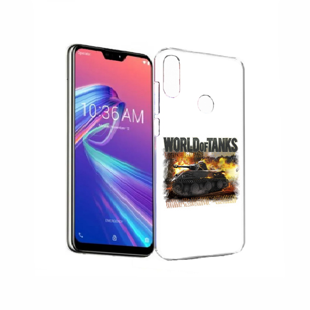 

Чехол MyPads Tocco для Asus ZenFone Max Pro (M2) (ZB631KL) Мир танков-2, Прозрачный, Tocco