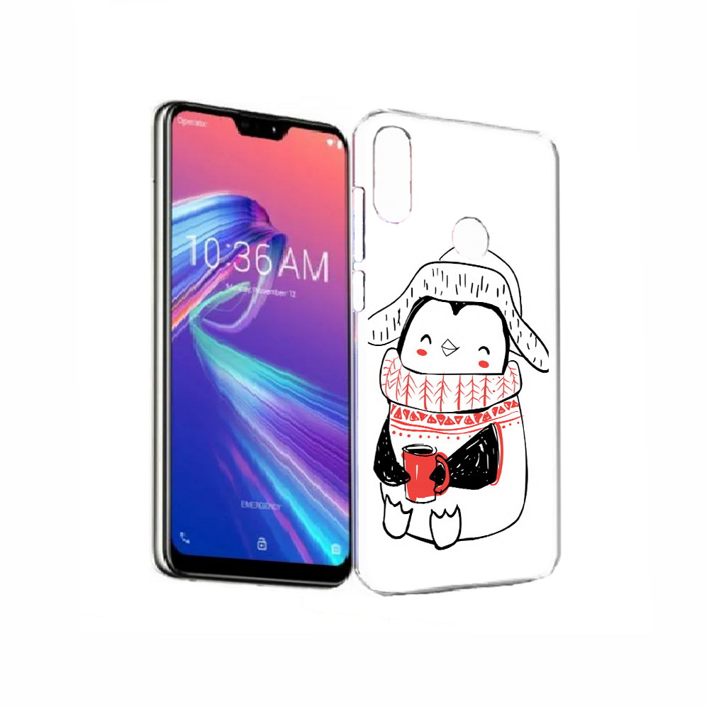 

Чехол MyPads Tocco для Asus ZenFone Max Pro (M2) (ZB631KL) Милый пингвин, Прозрачный, Tocco