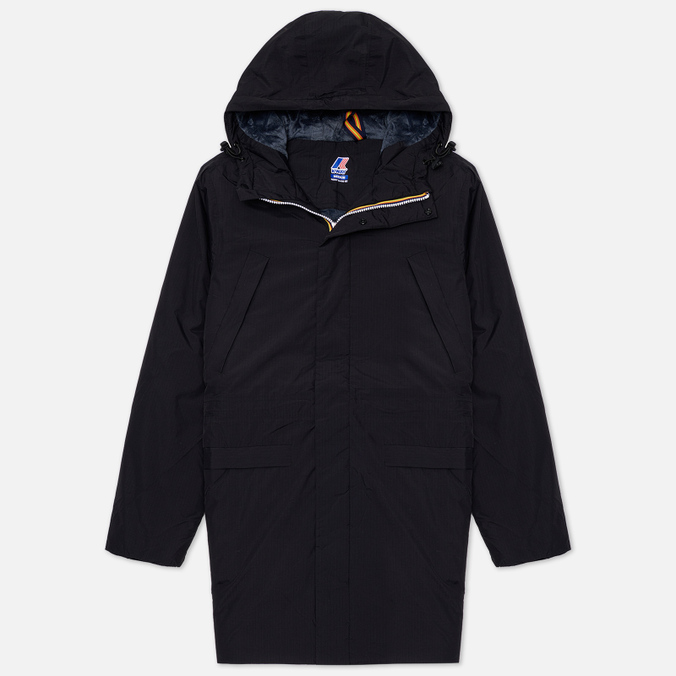 фото Зимняя куртка мужская k-way remi ripstop marmotta черная 2xl