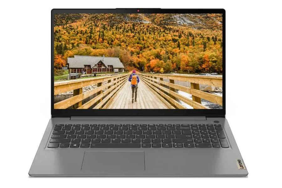 фото Ноутбук lenovo ideapad 3 15itl6 серый (82h800lnrk)