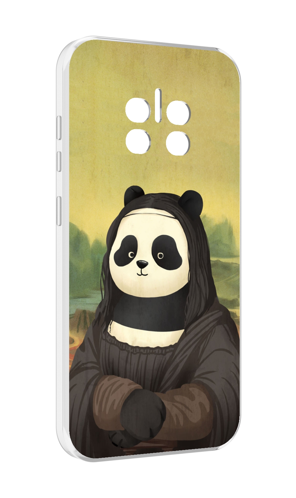 

Чехол MyPads панда монализа для Doogee V11, Прозрачный, Tocco