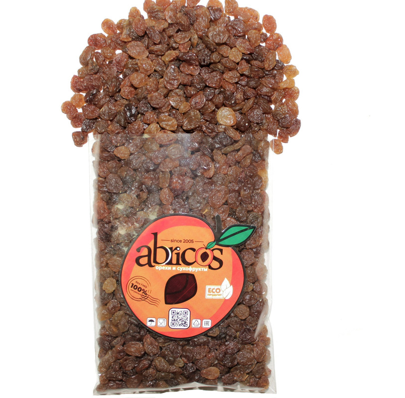Изюм Малаяр без косточек Abricos, 1кг