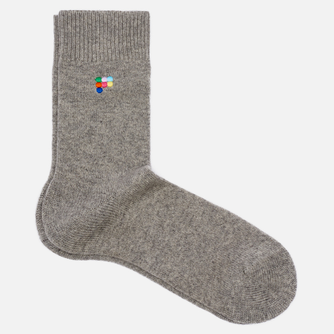 

Носки унисекс PANGAIA Recycled Cashmere серые 41-45, Recycled Cashmere