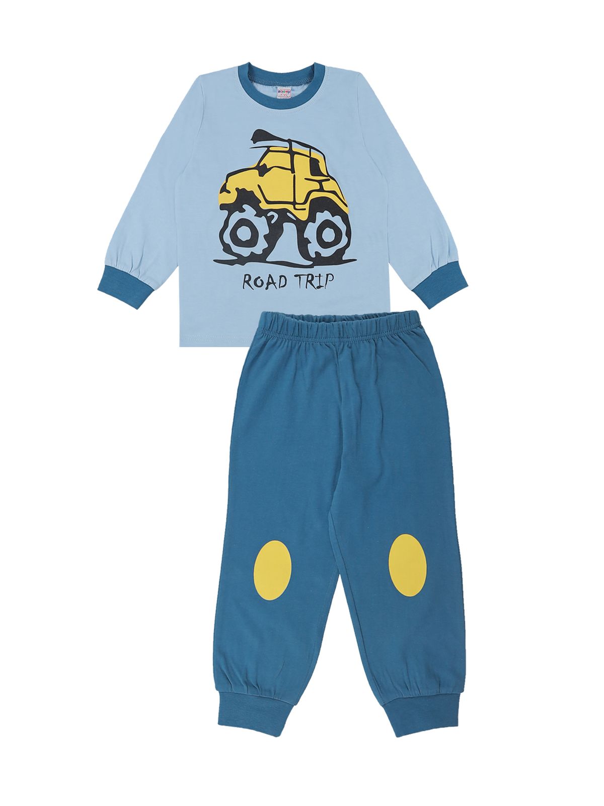 

Пижама для мальчиков Bonito kids цв. голубой р.98 6544-01, 6544-01