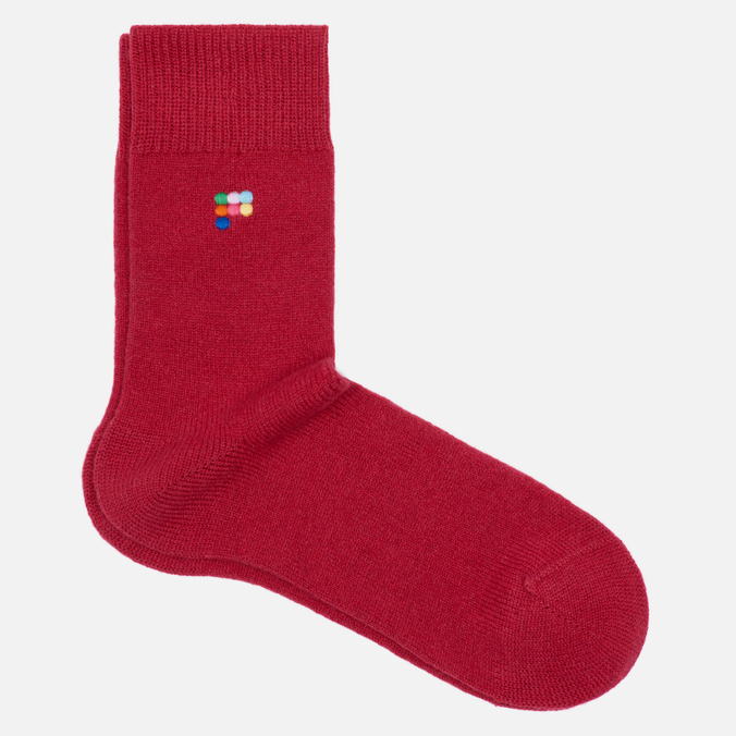 

Носки унисекс PANGAIA Recycled Cashmere красные 37-40, Recycled Cashmere