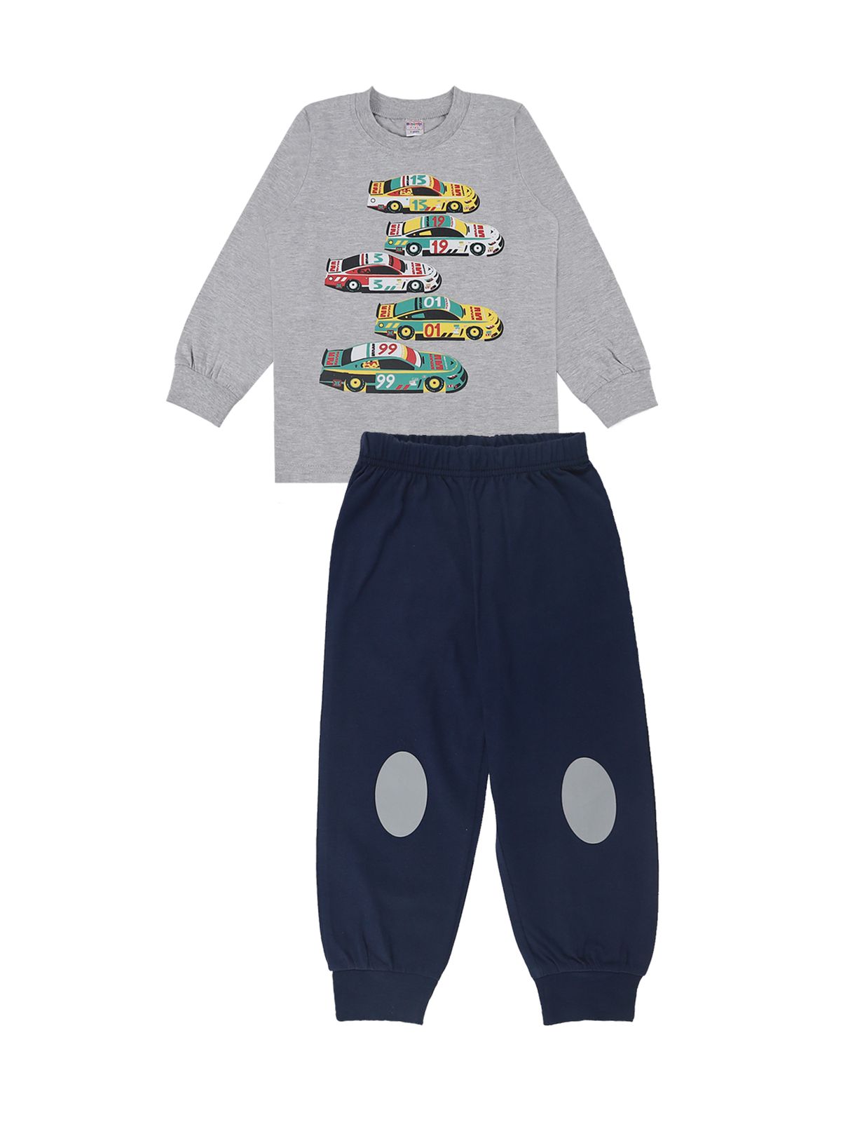 

Пижама для мальчиков Bonito kids цв. серый меланж р.98 6547-01, 6547-01
