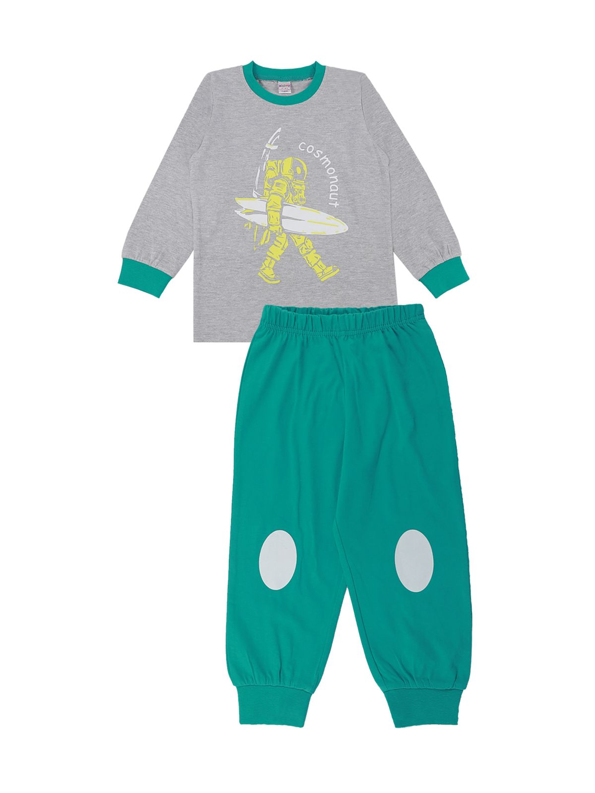

Пижама для мальчиков Bonito kids цв. зеленый р.104 6546-01, 6546-01